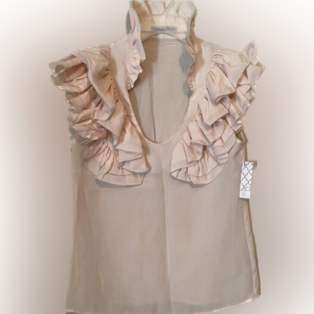 Aria ruffle blouse
